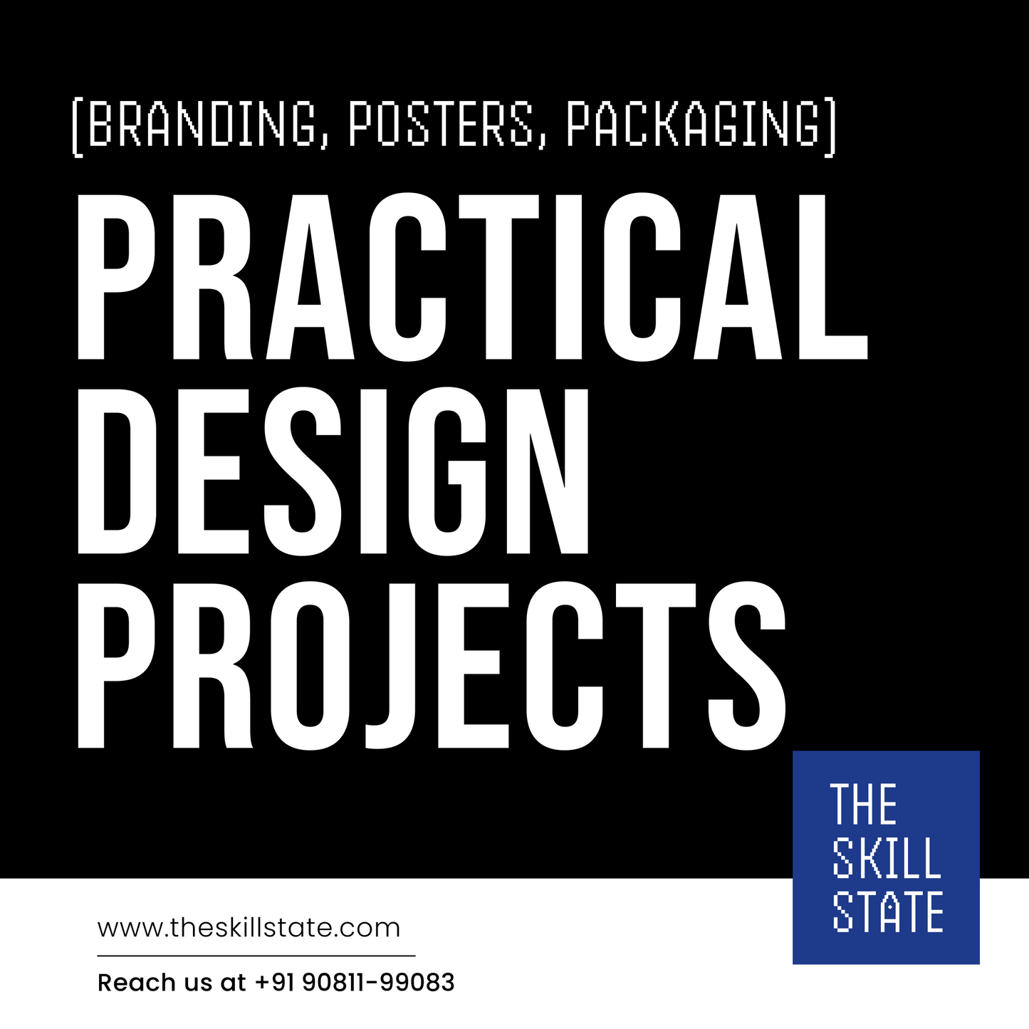 Practical Design Projects (Branding, Posters, Packaging) (30-Days Course)